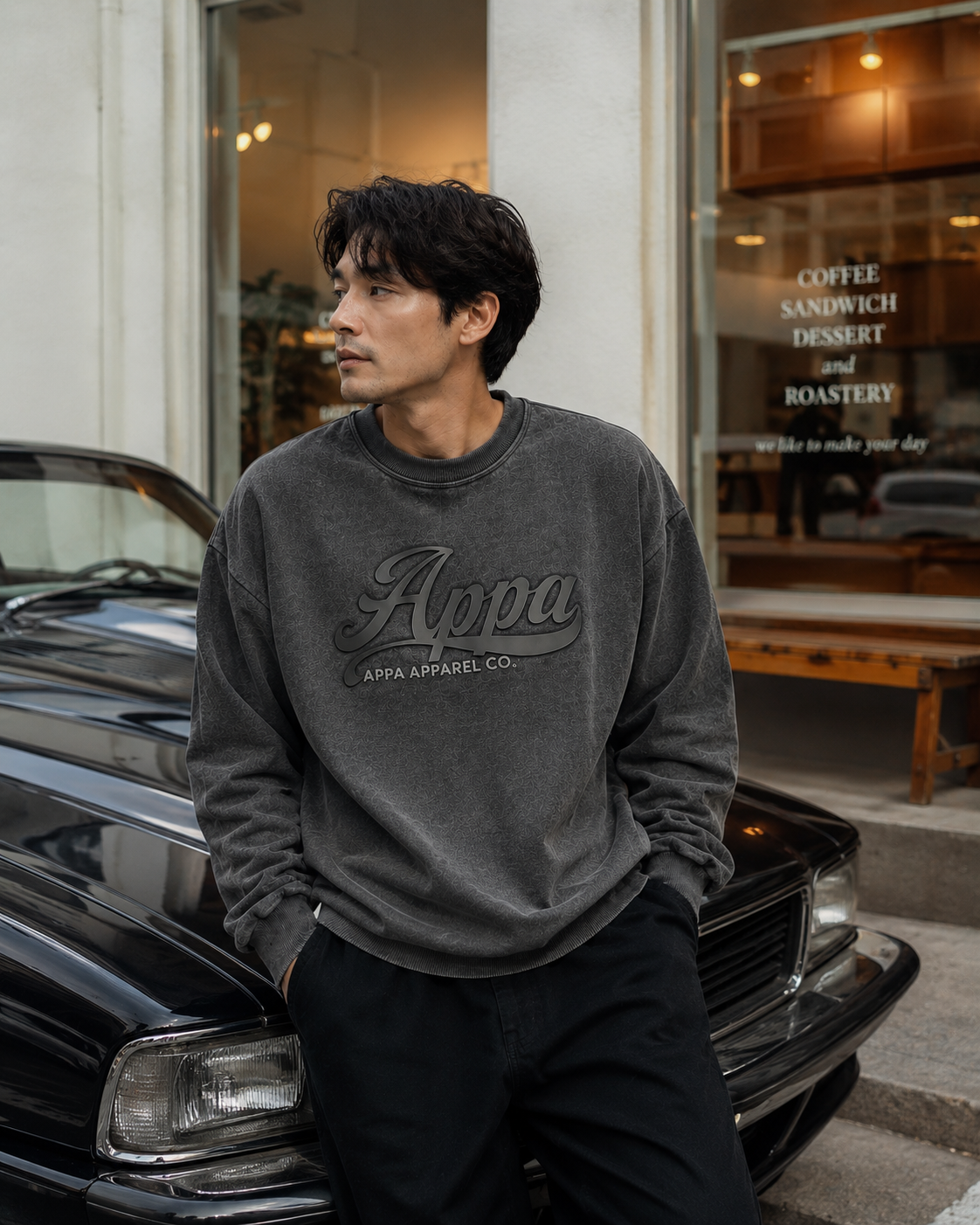 Limited Drop - Appa Club Oversized French Terry Crewneck