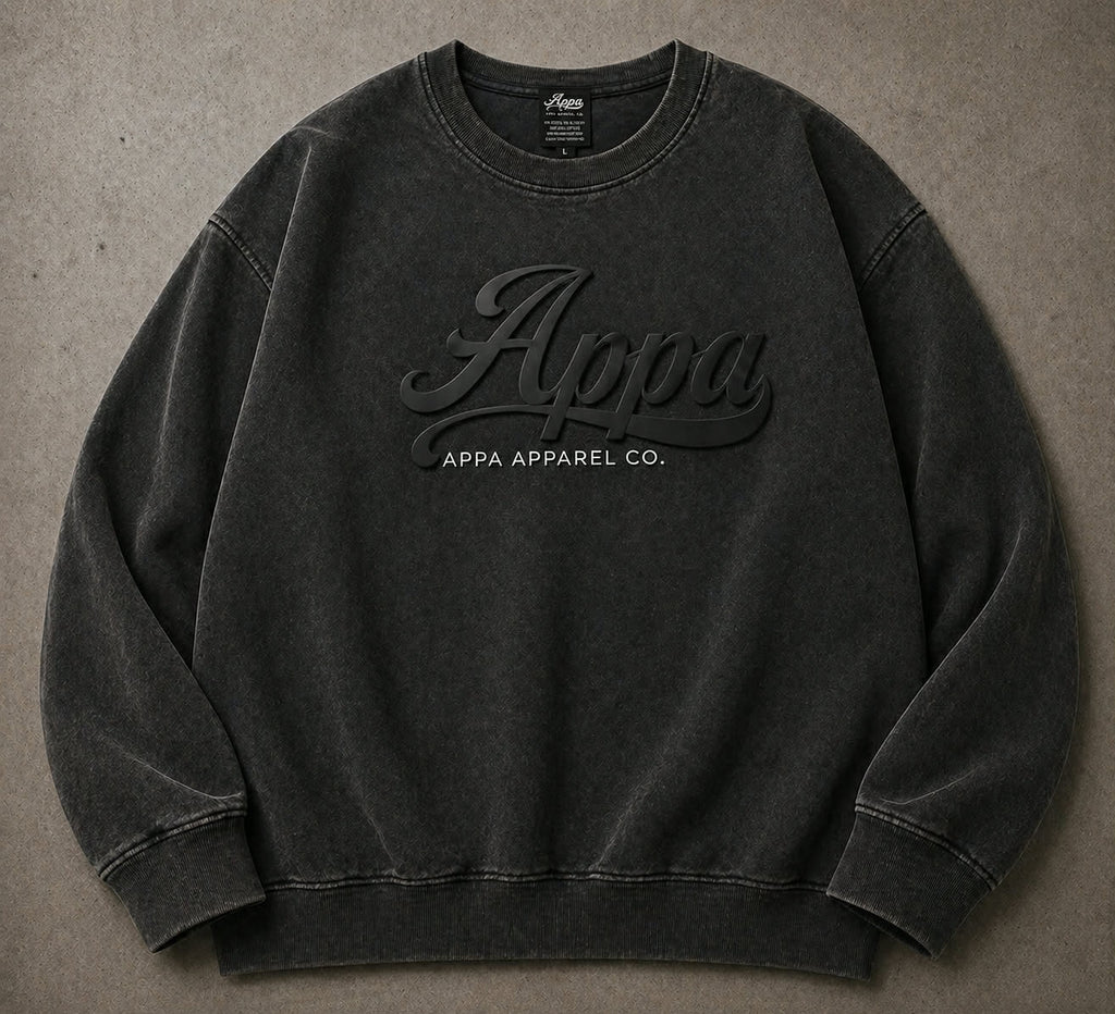 Limited Drop - Appa Club Oversized French Terry Crewneck
