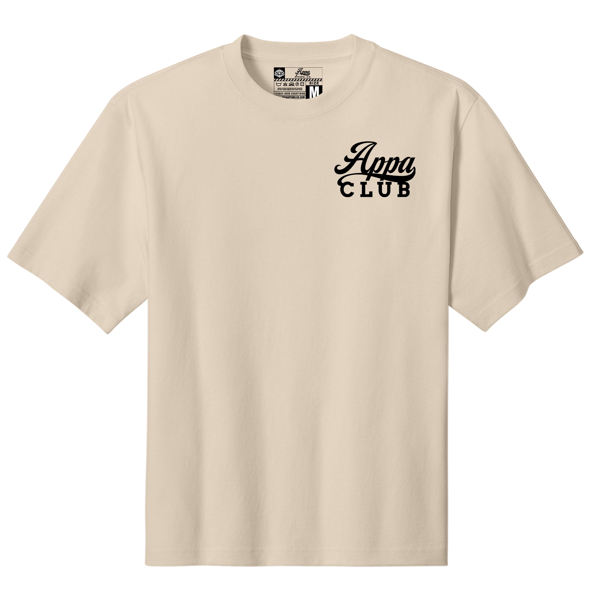 Limited Drop - Appa Club - The Sanctuary Heavyweight Tee Shirt