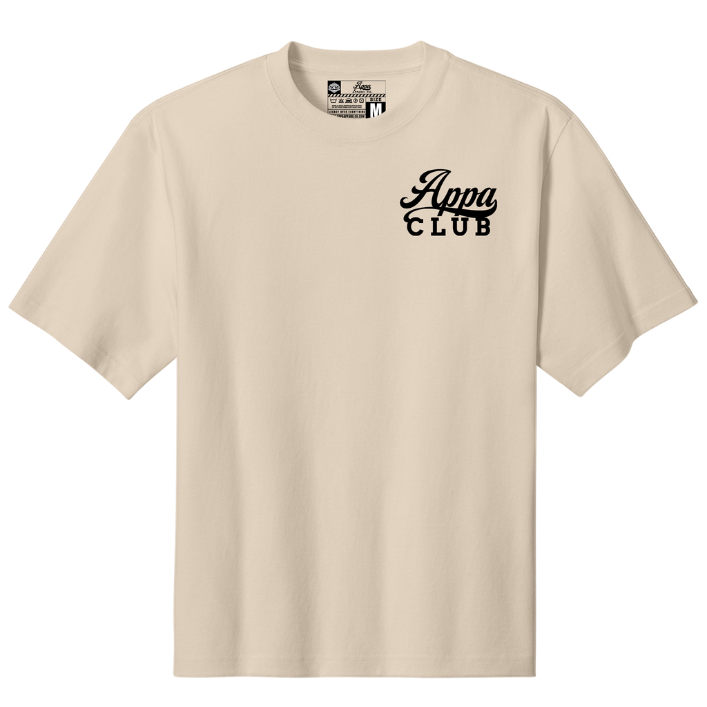 Limited Drop - Appa Club - The Sanctuary Heavyweight Tee Shirt